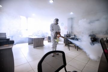 Electrostatic Spray Disinfection in Addison