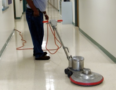 Floor stripping by Global Cleaning USA